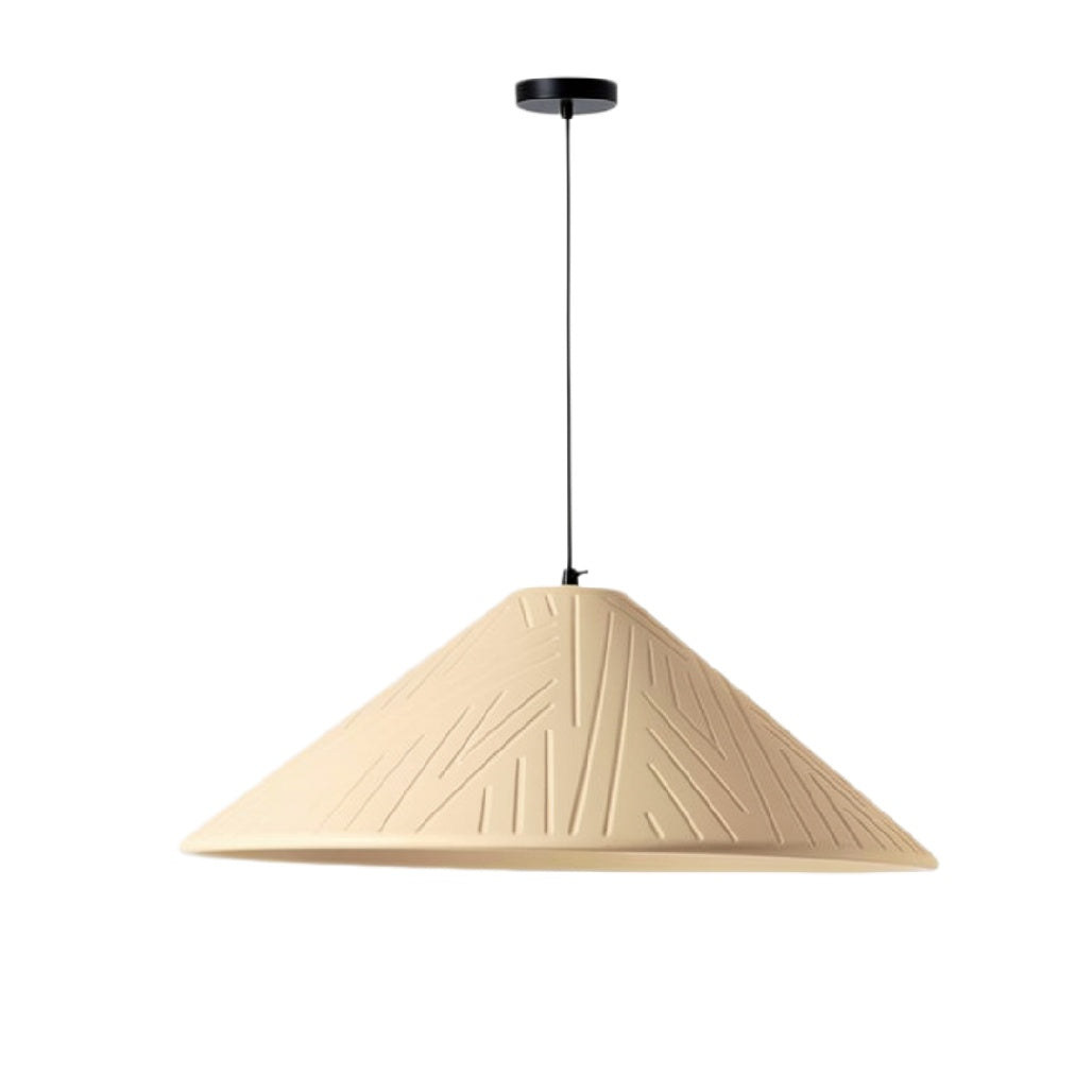 "Moderne Hanglamp met Geometrisch Ontwerp en Textuur"